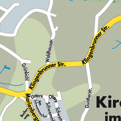 Stadtplan Kirchdorf im Wald