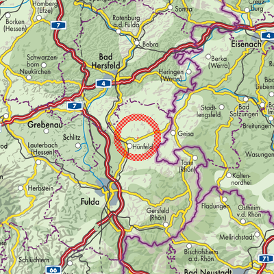 Landkarte Kirchhasel