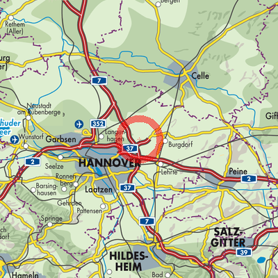 Landkarte Kirchhorst