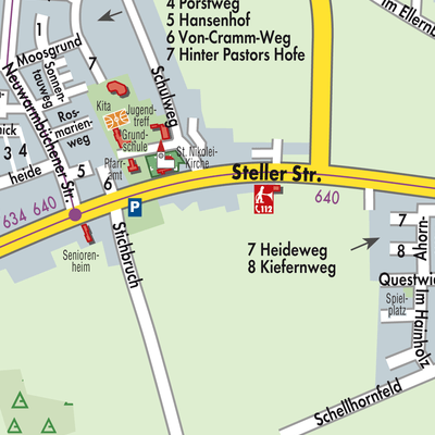 Stadtplan Kirchhorst
