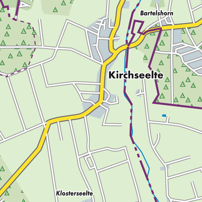 Übersichtsplan Kirchseelte