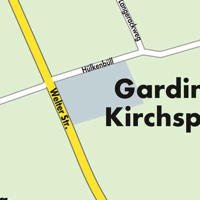 Stadtplan Kirchspiel Garding