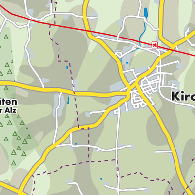 Übersichtsplan Kirchweidach (VGem)