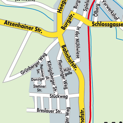 Stadtplan Kirschgarten