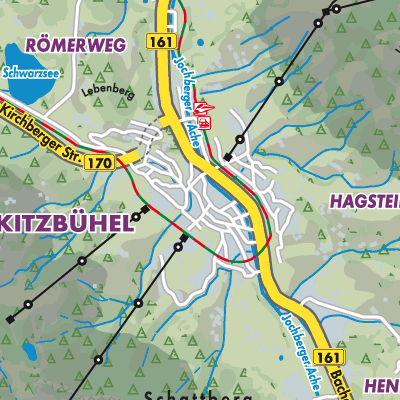 Übersichtsplan Kitzbühel