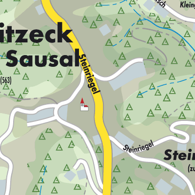 Stadtplan Kitzeck im Sausal