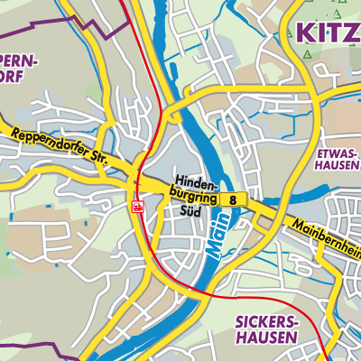 Übersichtsplan Kitzingen (VGem)