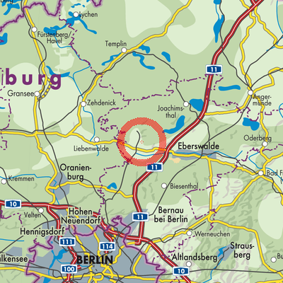 Landkarte Klandorf