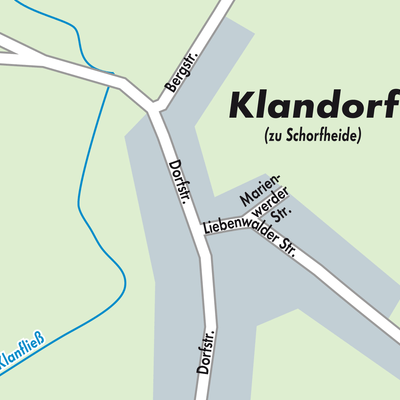 Stadtplan Klandorf