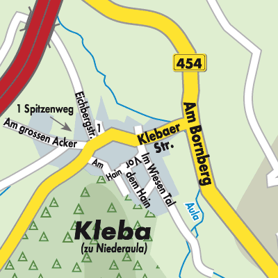 Stadtplan Kleba