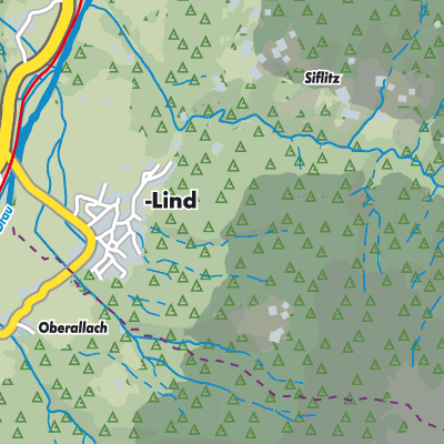 Übersichtsplan Kleblach-Lind