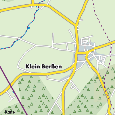 Übersichtsplan Klein Berßen