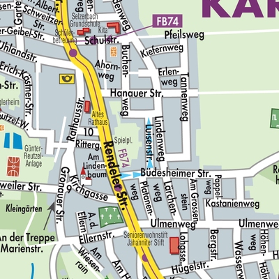 Stadtplan Klein-Karben