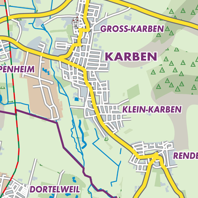 Übersichtsplan Klein-Karben