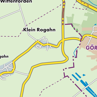 Übersichtsplan Klein Rogahn