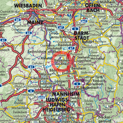 Landkarte Klein-Rohrheim