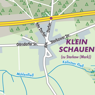 Stadtplan Klein Schauen