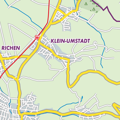 Übersichtsplan Klein-Umstadt