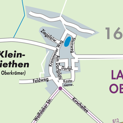 Stadtplan Klein Ziethen