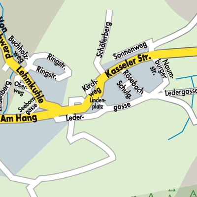 Stadtplan Kleinalmerode