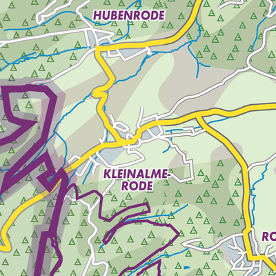 Übersichtsplan Kleinalmerode