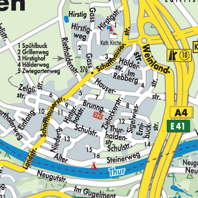 Stadtplan Kleinandelfingen