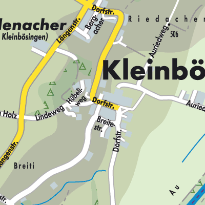 Stadtplan Kleinbösingen