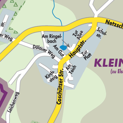 Stadtplan Kleingera