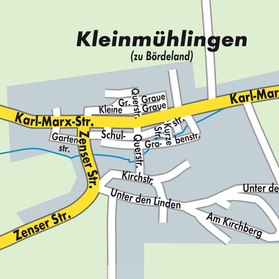 Stadtplan Kleinmühlingen