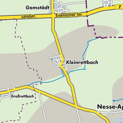 Übersichtsplan Kleinrettbach