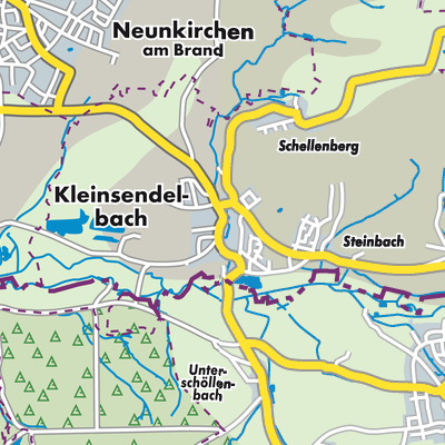 Übersichtsplan Kleinsendelbach