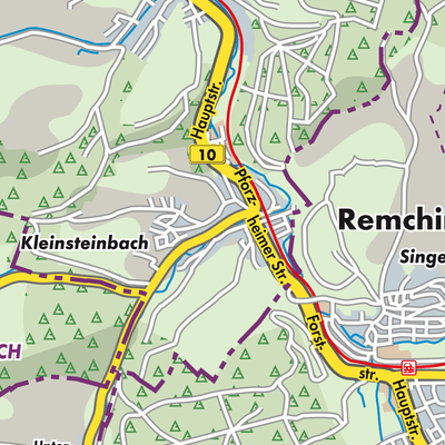 Übersichtsplan Kleinsteinbach