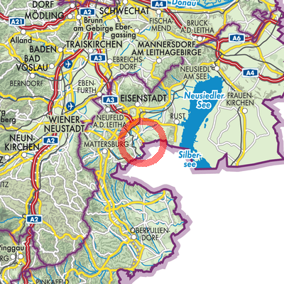 Landkarte Klingenbach/Klimpuh