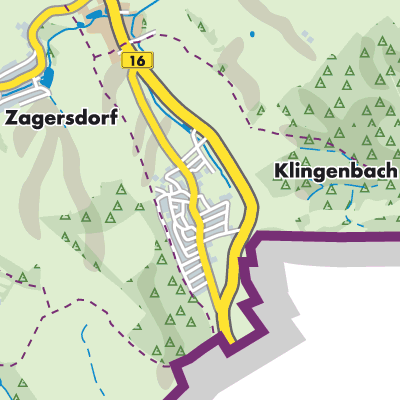 Übersichtsplan Klingenbach/Klimpuh