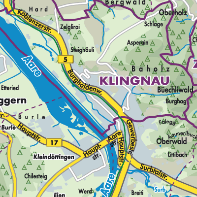 Übersichtsplan Klingnau