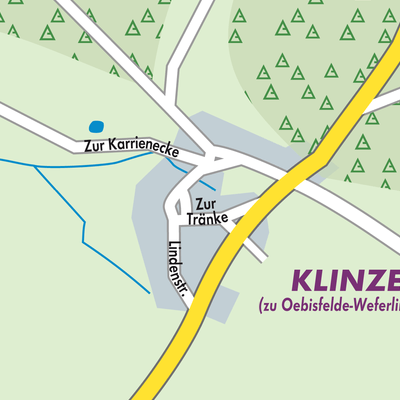 Stadtplan Klinze