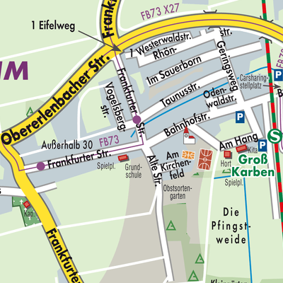 Stadtplan Kloppenheim