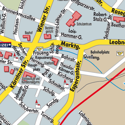 Stadtplan Knittelfeld