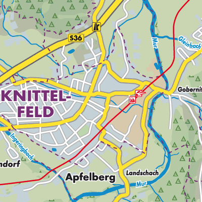 Übersichtsplan Knittelfeld