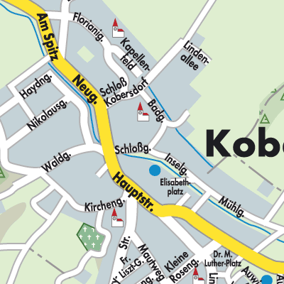 Stadtplan Kobersdorf