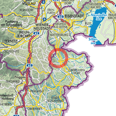 Landkarte Kobersdorf