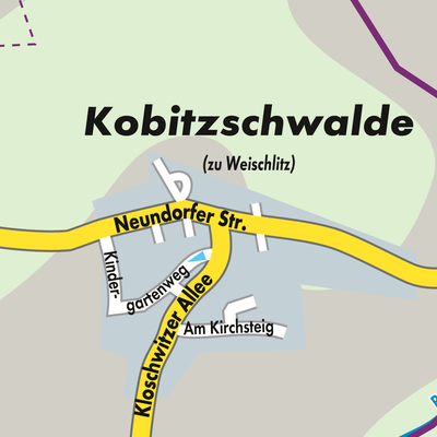 Stadtplan Kobitzschwalde
