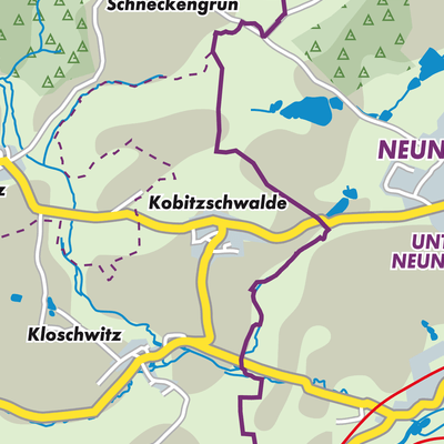 Übersichtsplan Kobitzschwalde