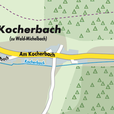 Stadtplan Kocherbach