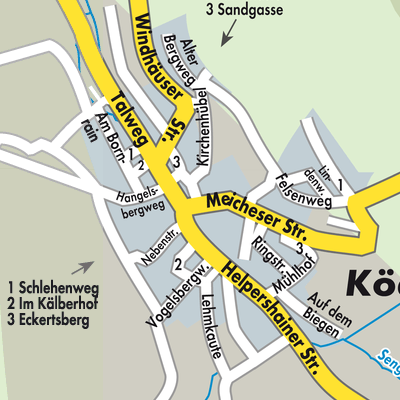 Stadtplan Köddingen