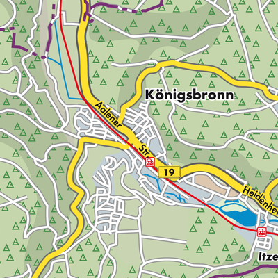 Übersichtsplan Königsbronn