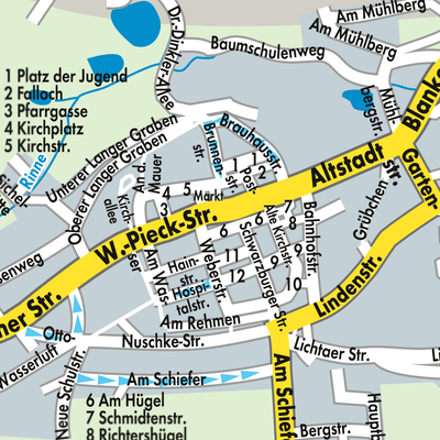 Stadtplan Königsee