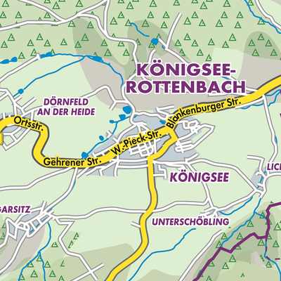 Übersichtsplan Königsee