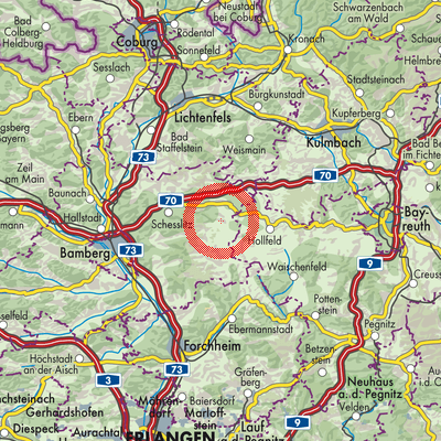 Landkarte Königsfeld
