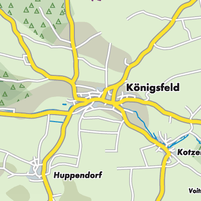 Übersichtsplan Königsfeld